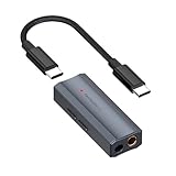 Fosi Audio DS2 USB C to AUX Headphone Amp DAC Dongle 3.5mm Jack Audio Portable Amplifier Dual Output DSD256 4.4mm Balanced High Resolution CS43131 for iPhone 15 Pro Max Plus iPad Android Phone