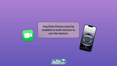 FaceTime Photos must be enabled on both devices