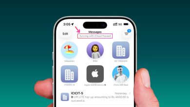 Syncing with iCloud Paused in iOS Messages