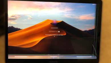 MacBook Screen internal crack