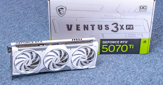 MSI GeForce RTX 5070 Ti Ventus 3X PZ Review - 16 Pin Power Well Hidden