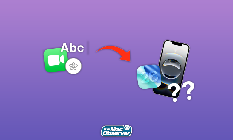 FaceTime text effects in iOS 26