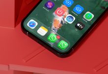 iPhone Home Screen showing WhatsApp and WhatsApp Business