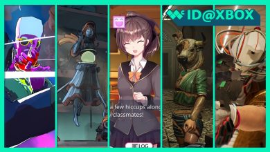 ID@Xbox game round up for February 26, including screenshots from Aerial_Knight's DropShot, Crisol: Theater of Idols, Romeo Must Die, Death Match Love Comedy!, and MIO: Memories in Orbit.