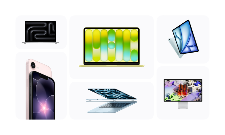 Apple’s seven new devices, including MacBook Neo, iPhone 17e, M5 Macs, iPad Air, and Studio Displays, are now available worldwide.