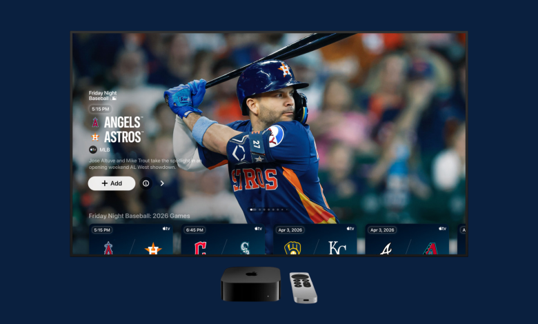 Apple TV Reveals Friday Night Baseball Schedule for First Half of 2026 Season