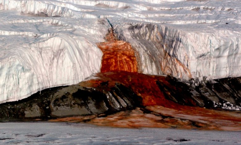 Blood Red Water Bursts Through Antarctic Ice - Now Scientists May Know Why