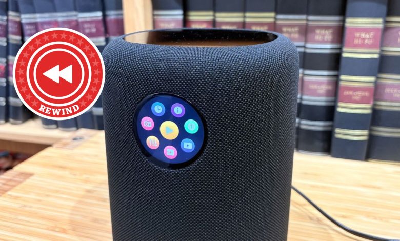 WiiM sound in listening room with Rewind logo