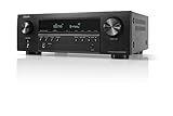 Denon AVR-S570BT AV Receiver 5.2 Channel 8K Ultra HD Audio & Video, Stereo Receivers, Denon AVR Wireless Streaming Bluetooth, (4) 8K HDMI Inputs, eARC, HD Setup Assistant
