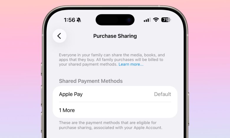 Family Sharing in iOS 26.4 No Longer Forces Adults to Share a Payment Method