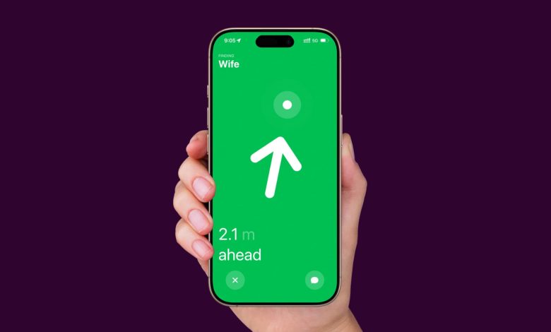 Using Precision Finding on iPhone