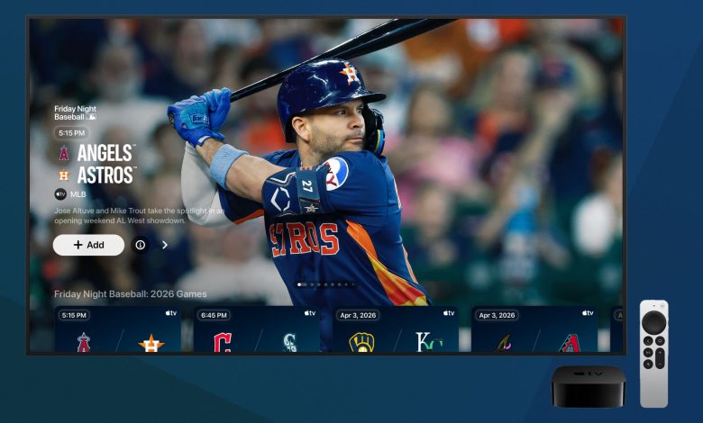 Friday Night Baseball returns to Apple TV on March 27 for the 2026 MLB season