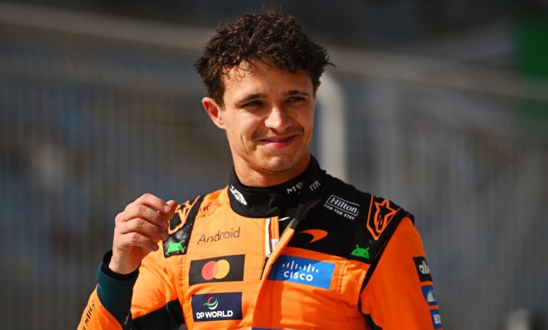 Reigning F1 champion Lando Norris of McLaren