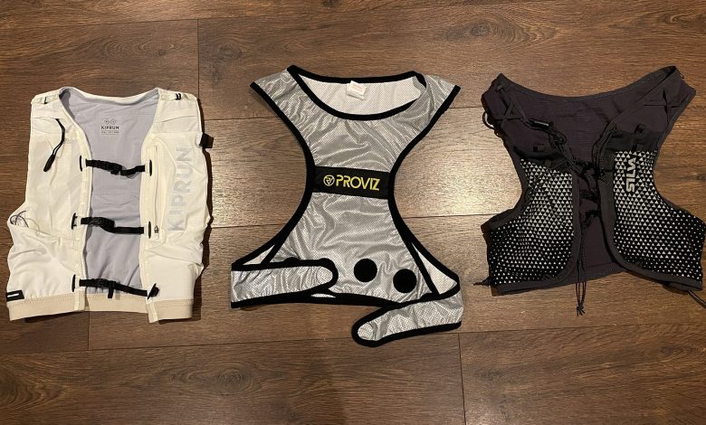 Reflective running vests