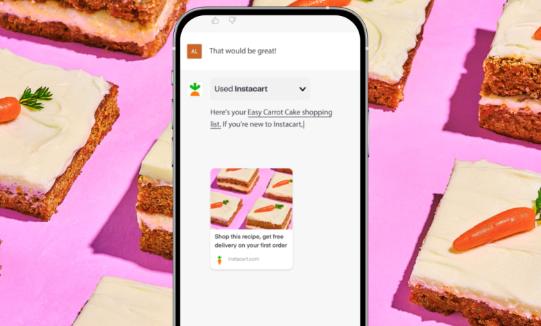 Instacart Announces ChatGPT Plugin to Power Conversational Shoppable Recipes