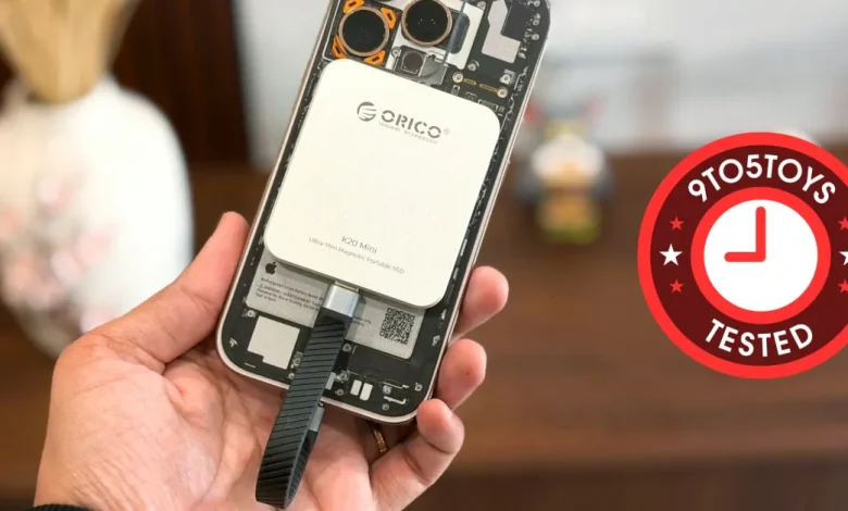 K20 Mini by ORICO - A reliable portable SSD for shooting and saving 4K Apple Pro Res on your iPhone [Deal]