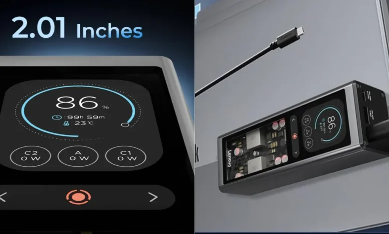 Lenovo laptop power bank with display 140W 20,000mAh with view shell down to $80 (all time low)