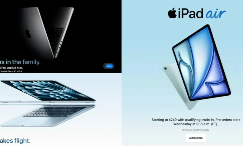 M5 MacBook Air, M5 Pro, M4 iPad Air, more 9to5Mac