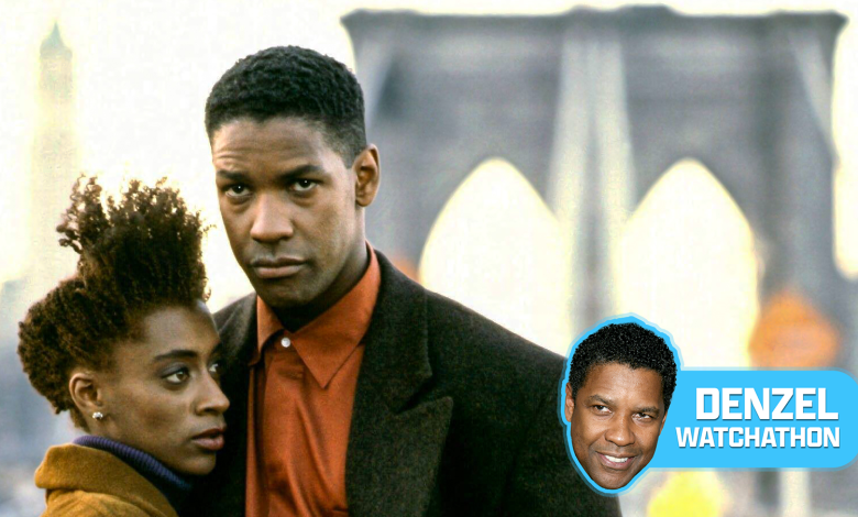 (L-R) Joie Lee and Denzel Washington in "Mo' Better Blues" (1990)