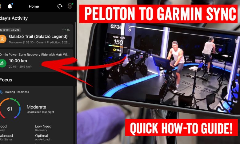 New Peloton on Garmin Workout Sync Now Live! (How to guide)