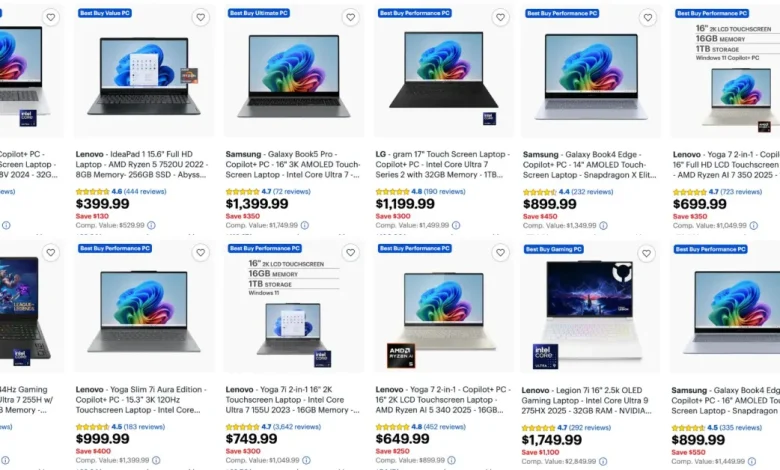 Save up to $1,110 on Windows Copilot+ gaming PCs/laptops at Best Buy with deals starting at $180