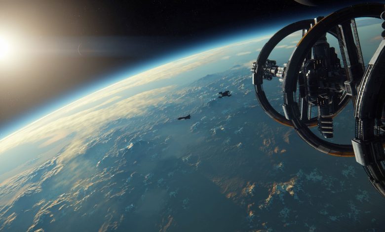 A screenshot from Star Citizen