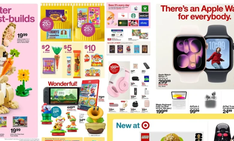 Target is taking out 50-page ads detailing this weekend's big spring deals