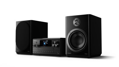 The Philips mini system boasts AirPlay 2 and Tidal Connect alongside a built-in CD player.