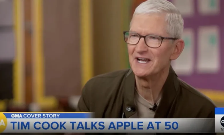 Tim Cook names Apple's biggest contributions, talks tax returns and retirement rumors