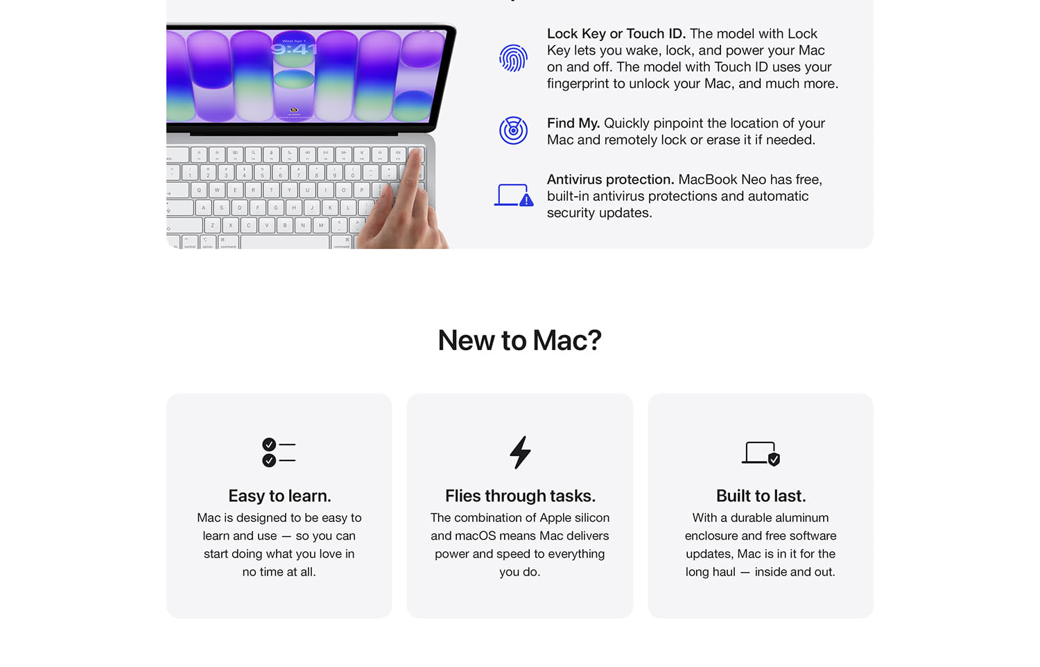 MacBook Neo 13-inch Liquid Retina Display