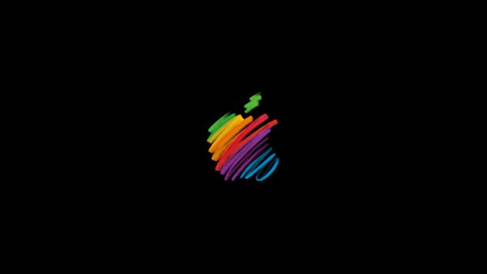 Celebrate 50 years of Apple with Nifty Scribble  Apple Logo Wallpaper


