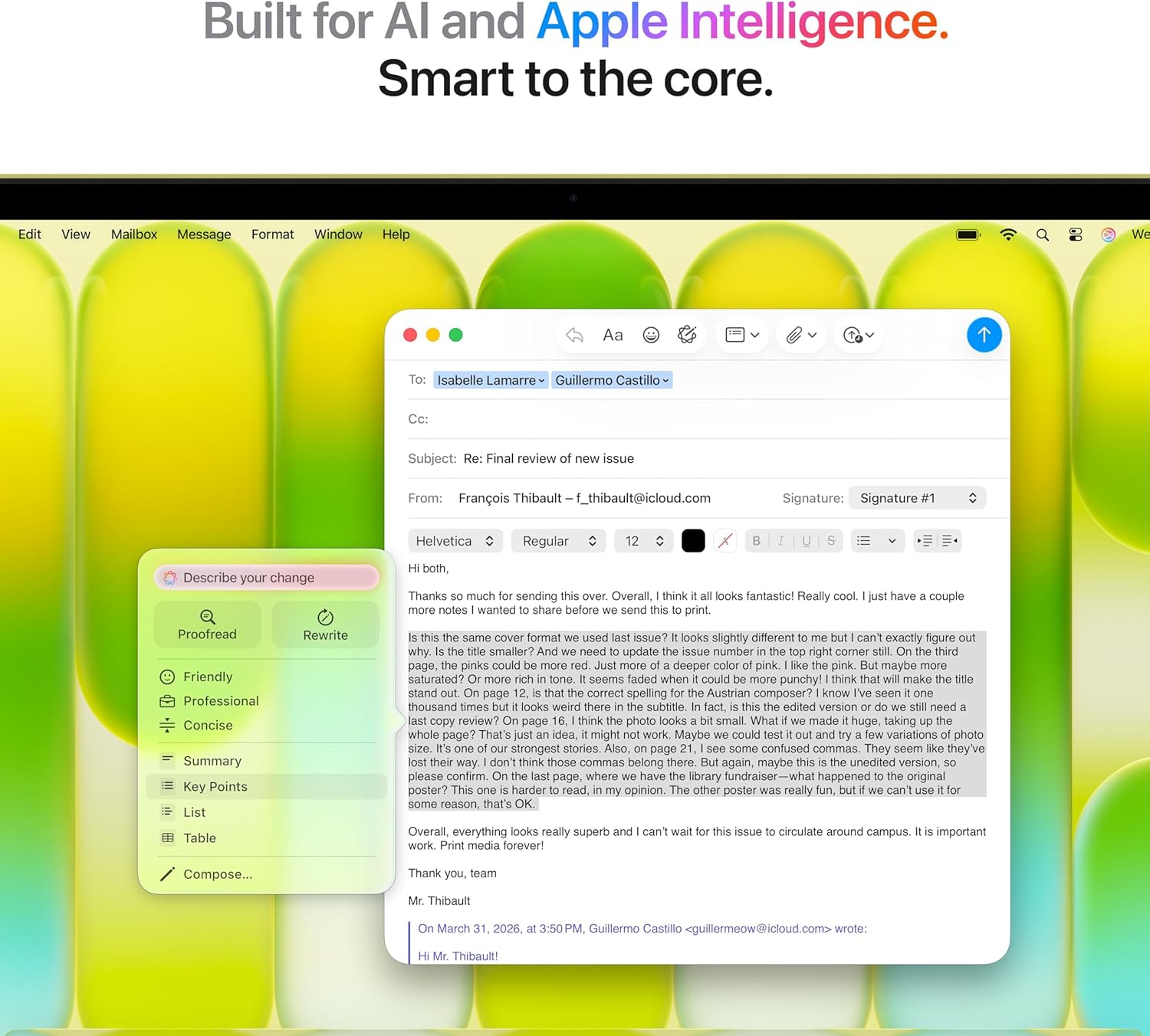 Apple Intelligence on MacBook Neo
