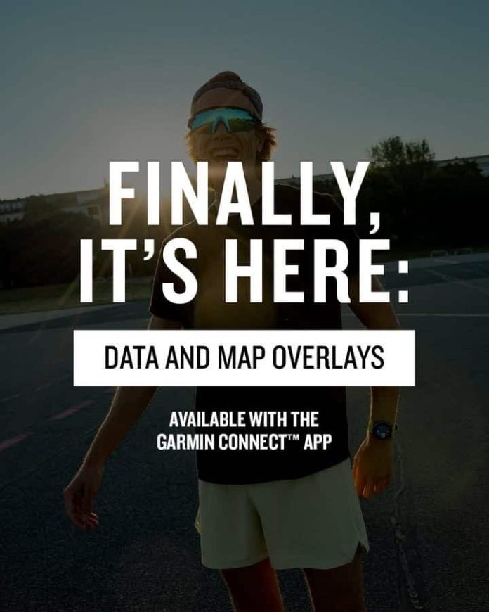 Garmin transparent overlay