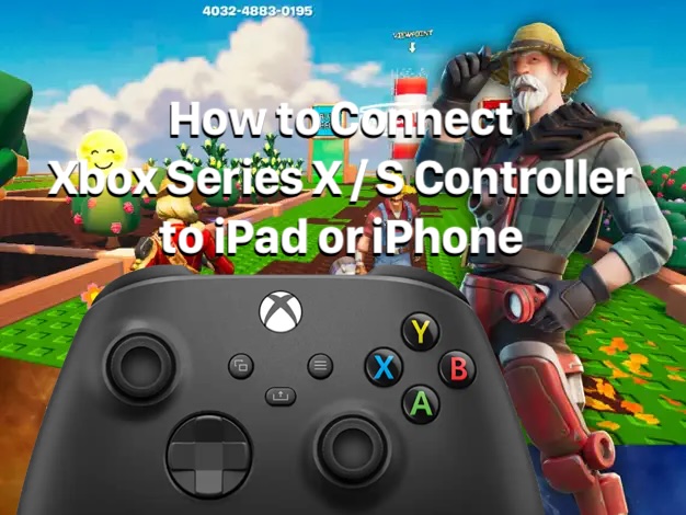Connect an Xbox Series X or S controller to iPad or iPhone for gaming 