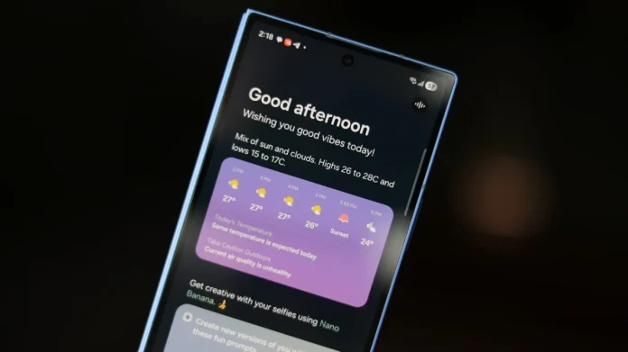 Samsung is developing the Now Brief with SmartThings integration

