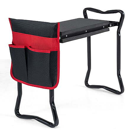 Costway Foldable Garden Kneeler & Seat w/ EVA Knee Pad: Green or Navy $40, Red

