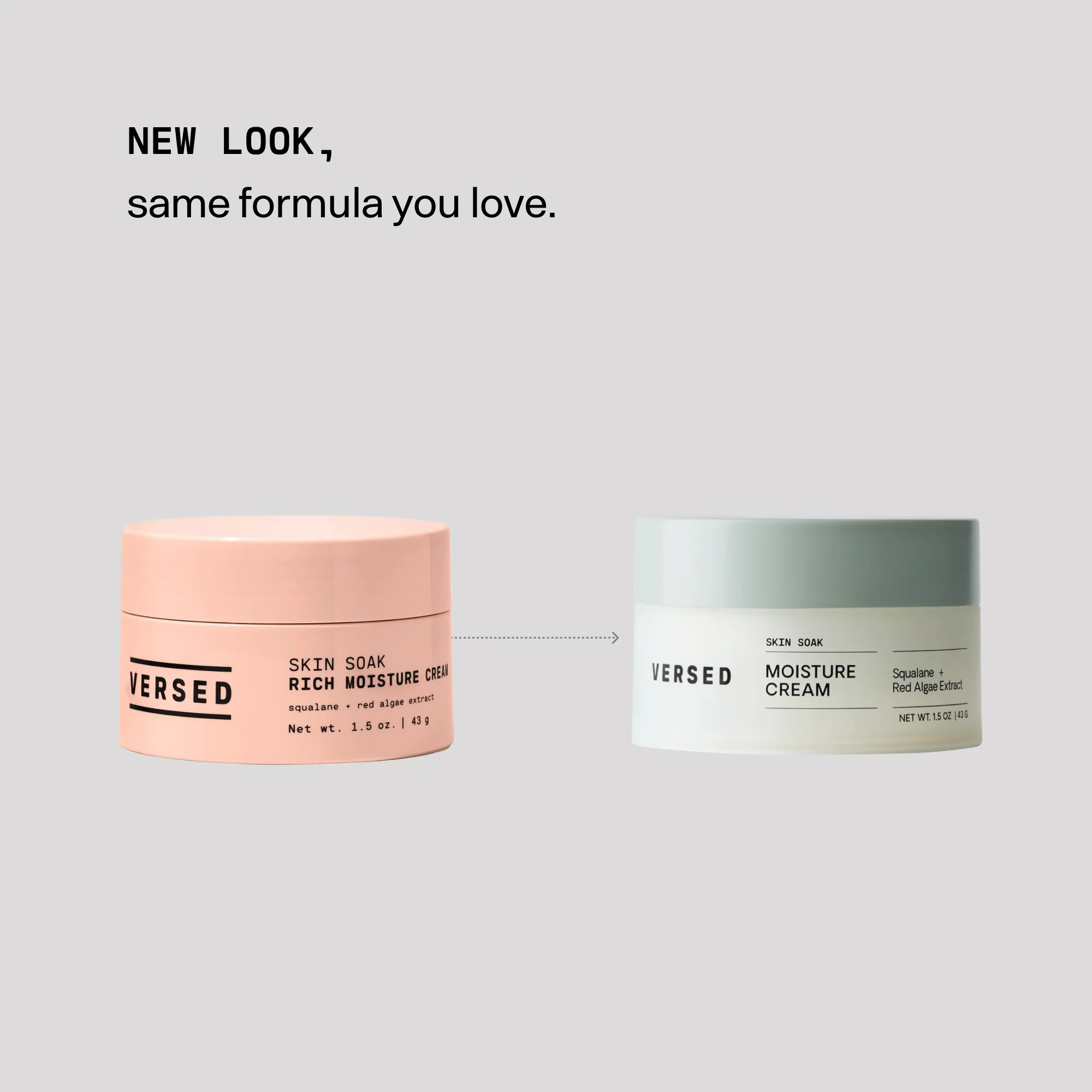 My morning skincare routine setup with Versed