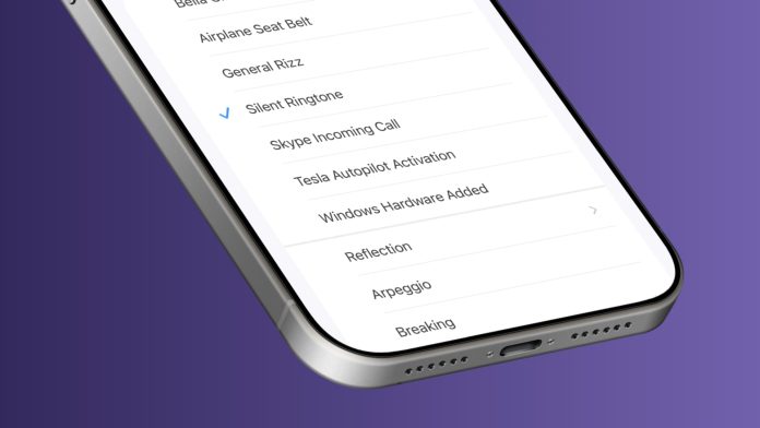 Silent Ringtone iPhone