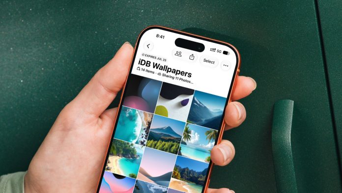 Temporary shared iCloud album on iPhone in iOS 27