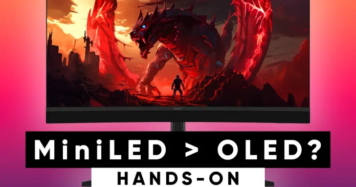 I tried Acer's new 5K MiniLED Gaming monitor, and OLED kept blowing my mind

