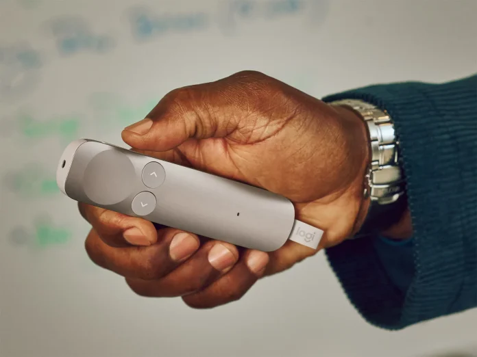 Logitech Unveils Presentation 2 Spotlight 2 Remote Control with Haptics to Highlight Slides Without Looking Down

