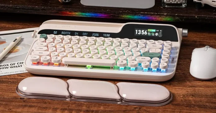 This feature-packed wireless keyboard adds retro typewriter vibes to your setup, and it's down to $119 today.

