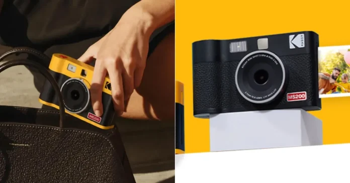 This instant KODAK camera doubles as a pocket photo printer for iPhone/Android, and it's down to its lowest price today at $100.


